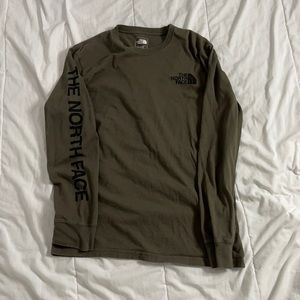 The North Face Army Green long sleeve shirt